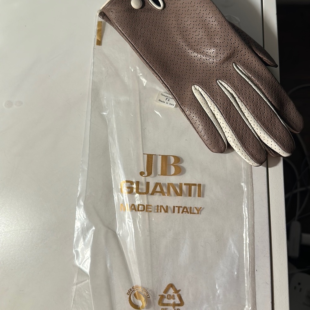 Jan Guanti Leather Woman’s driving gloves - 7 1/2